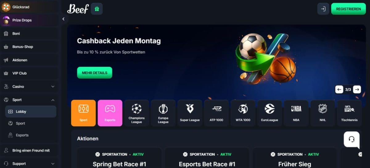 Beef Casino Testbericht – Erfahrungen, Boni und Spielangebot für Deutschland image 3